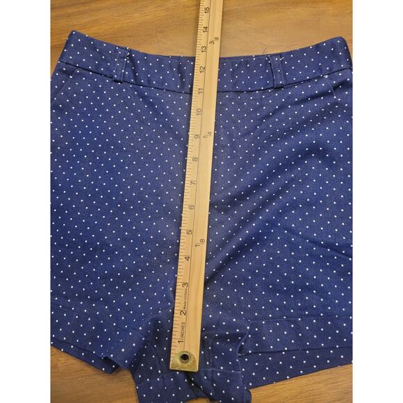 Forever 21 High Rise Polka Dot Shorts Women’s S Blue White Pockets EUC - Picture 10 of 10